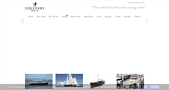 Desktop Screenshot of discoveryyachts.com